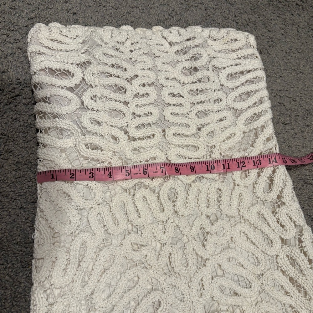 Simkhai New Elise Crochet Long Dress In White Size 12 $1,295.00 - Picture 14 of 16